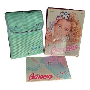 Blue and Pink Hair Styling Tools for Effortless Curls
